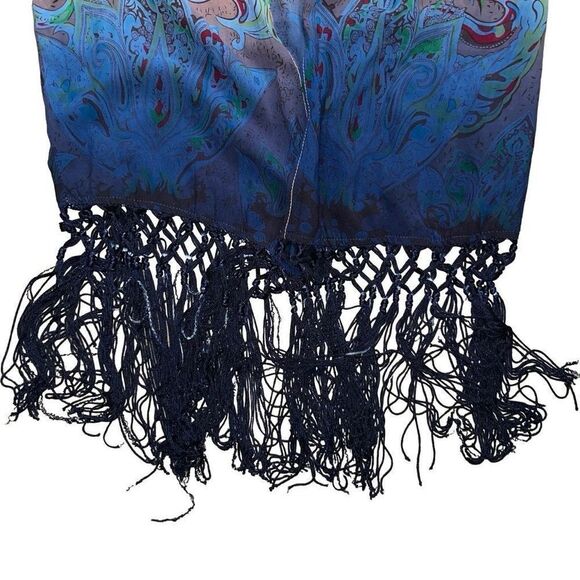 🌸 Gimmicks by BKE Printed Flyaway Cardigan Kimono M - Picture 5 of 8